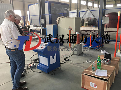巴西供電公司絕緣工器具試（shì）驗現場