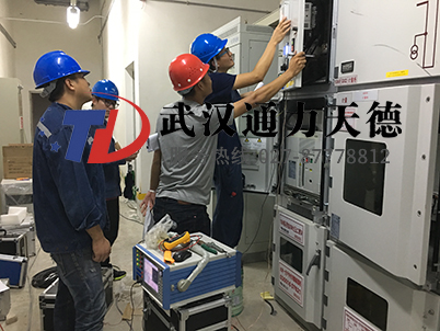 廣東深圳南山水木一方微機繼電保護試驗現場