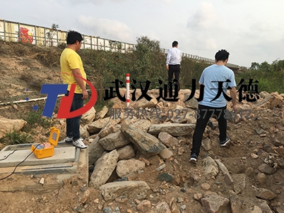 廣東中山（shān）翠亨新區地（dì）下管線探測試儀試驗現場