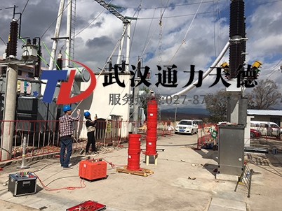 廣西北海35KV電流互感（gǎn）器交流耐壓（yā）試驗現場