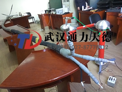 黑龍江哈爾濱工業大學電纜局放試（shì）驗現場