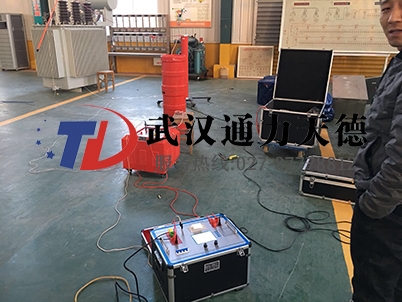 山東菏澤供電局（jú）串聯諧振耐壓試驗現場（chǎng）