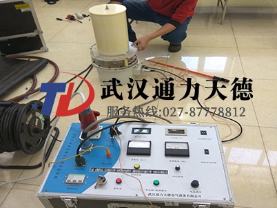 黑龍江雞西大唐（táng）熱（rè）電廠水內冷直流高壓發生器培訓現場