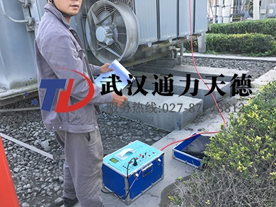 雲南文山110KV化工廠（chǎng）主變介（jiè）質（zhì）損（sǔn）耗測試現場（chǎng）