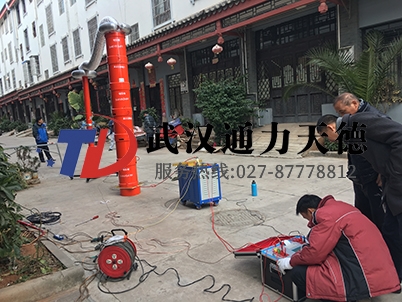 雲南昭（zhāo）通（tōng）供電公司變頻串（chuàn）聯諧振（zhèn）設備培訓現場