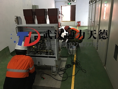 張家口華澳礦35KV高壓（yā）開關機械特性測試（shì）儀現場